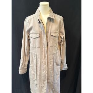 Women’s dip Grey Long Trench Coat Sz L